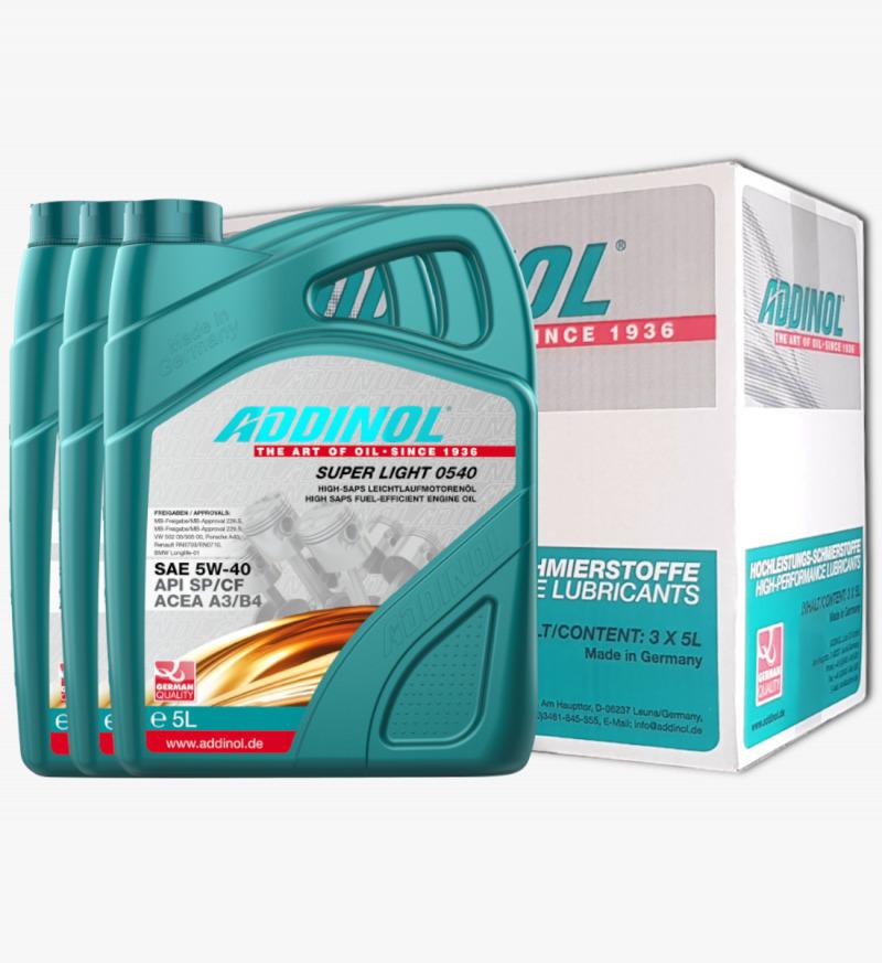 thumbnail image 2 of Addinol Super Light 5W40 Motor Oil – 7 Liters, Fully Synthetic, Made In Germany 2 of 14